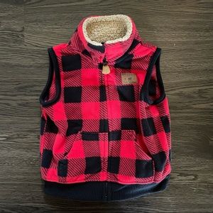 5/$20 | Carter’s checkered vest, lumberjack, black & red